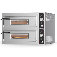 Horno de pizza eléctrico con control mecánico ENTRY MAX doble camara