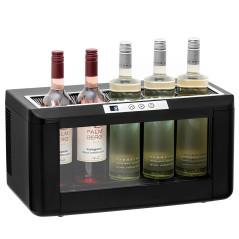 Countertop display with LED for 5 x 75cl wine bottles