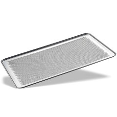 Bandeja perforada de aluminio 60x40 cm