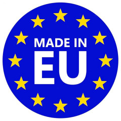 Ribbed aluminum tray 60x40 cm with 5 channels