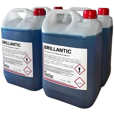 Pack 4 Garrafas BRILLANTIC abrillantador para lavavajillas automáticos