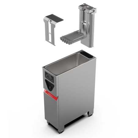 Friteuse double deux paniers une cuve, professionnelle Valentine ultra rapide Core Smart