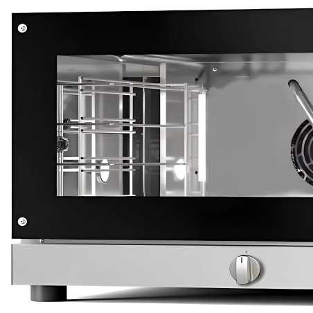 Industrial bread oven with 3 trays