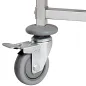 Carro porta safates de fleca professional de 20 bandejas 60x40 d'acer inoxidable Worldmai