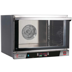 Forn elèctric professional Tandem digital amb 4 safates inox