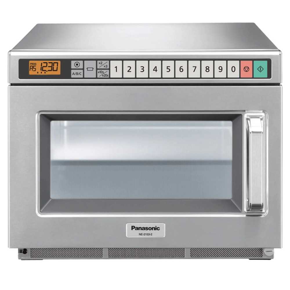 Microondas PANASONIC profesional 2 magnetrones, operación programada y manual