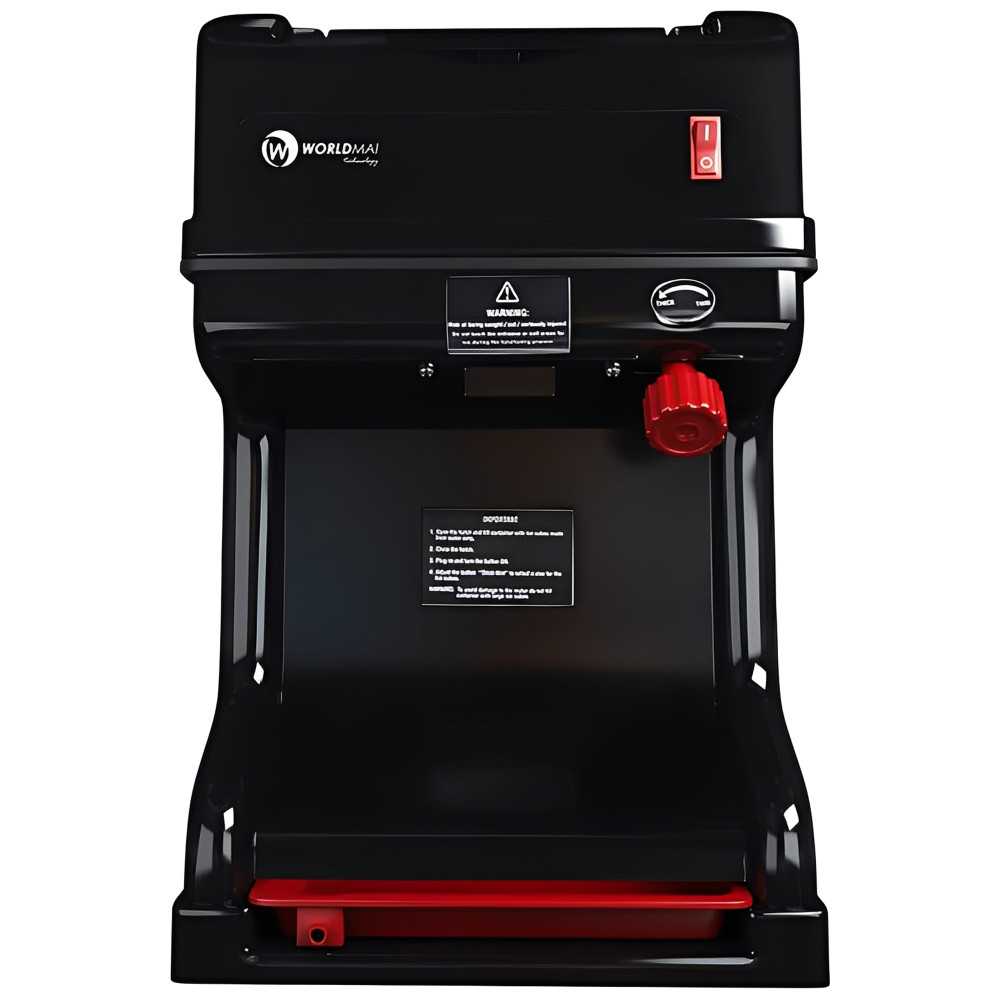 Picadora de hielo profesional con capacidad de triturado 2kg/min Worldmai para coctelería