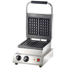 Gofrera elèctrica professional per a 2 gofres rectangulars Worldmai