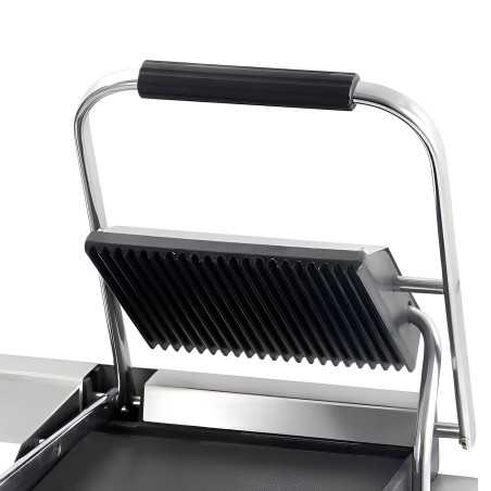 Grill elèctric doble mixt WORLDMAI amb plaques llises i acanalades 58 x 41 cm