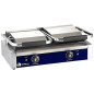 Professional double electric grill WORLDMAI with grooved plates 58 x 41 cm