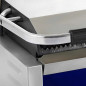 Grill eléctrico doble WORLDMAI profesional con placas acanaladas 58 x 41 cm