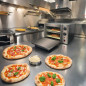 Horno profesional WORLDMAI para 2 pizzas de 33 cm