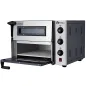 Forn elèctric professional de 2 càmeres per a 2 pizzes de 40 cm Worldmai Forn elèctric professional de 2 càmeres per a 2 pizzes de 40 cm Worldmai