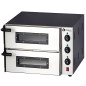 Four électrique professionnel WORLDMAI pour 2 pizzas de 40 cm