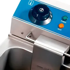 Friteuse électrique double professionnelle WORLDMAI 12 litres