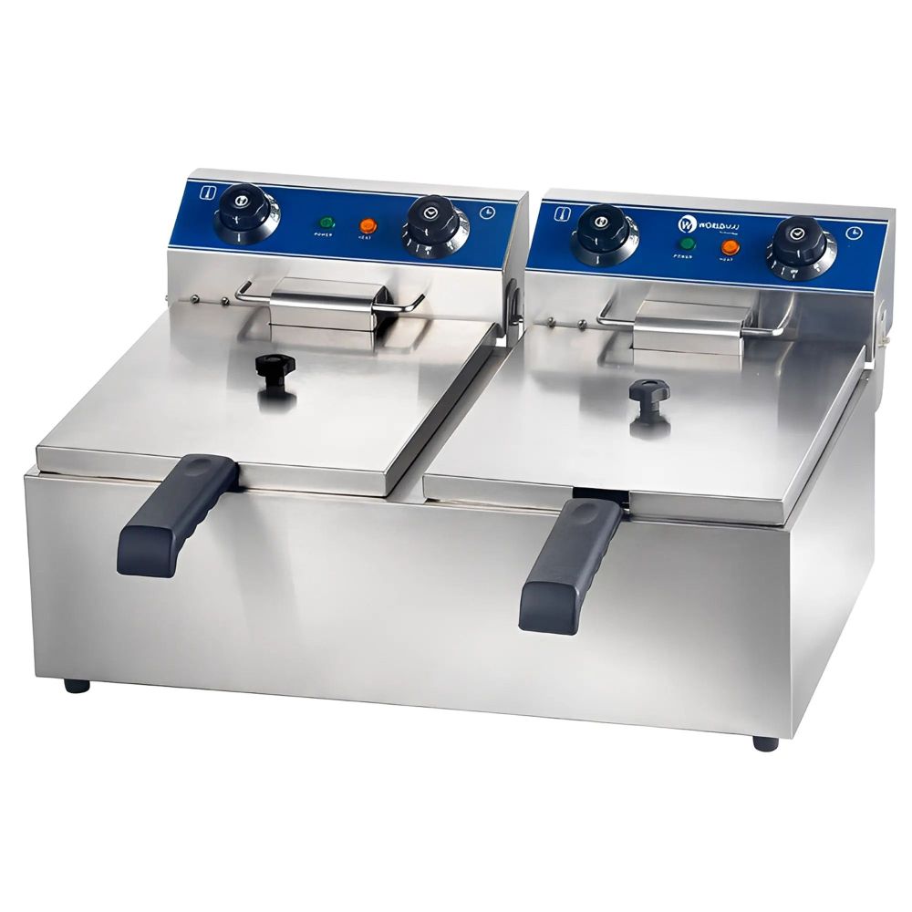 Professional double electric fryer WORLDMAI 12 litres Professional double electric fryer WORLDMAI 12 litres
