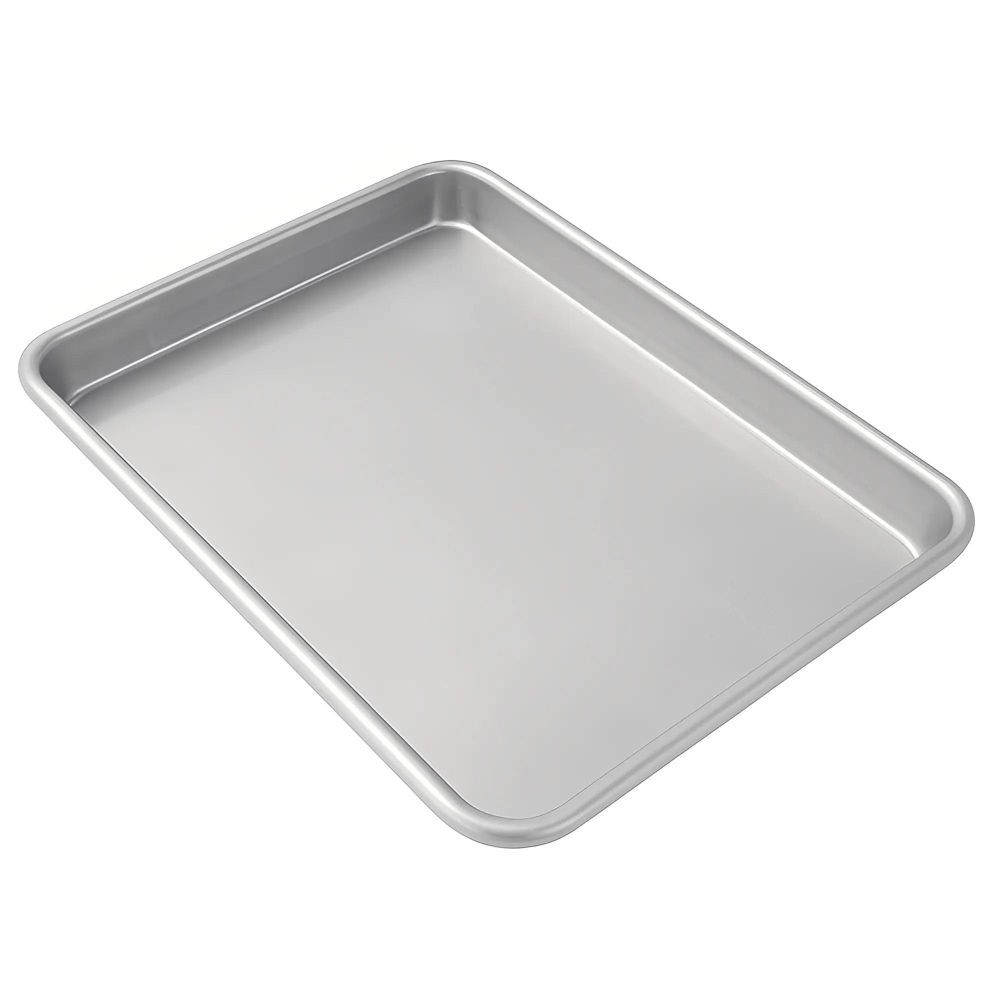 Solid aluminium baking tray 60x40x2.5 cm for commercial pastry ovens Worldmai Solid aluminium baking tray 60x40x2.5 cm for commercial pastry ovens Worldmai