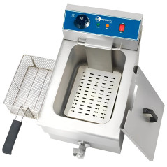 Fregidora elèctrica professional WORLDMAI de 13 litres amb aixeta de buidatge, Nou d’Exposició