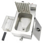 Professional electric fryer WORLDMAI 13 litres with drain tap, New Exhibition Model