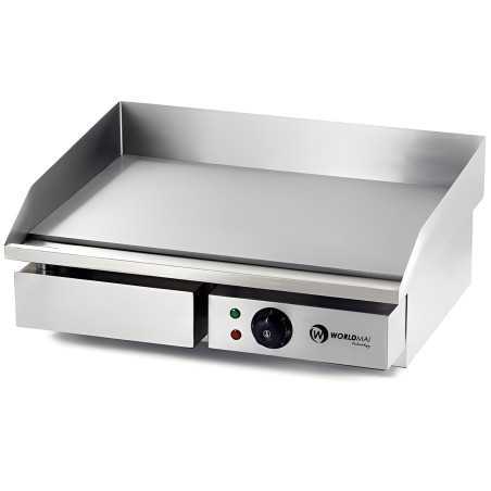 Professional electric griddle WORLDMAI 55x47 cm in steel, New Exhibition Model