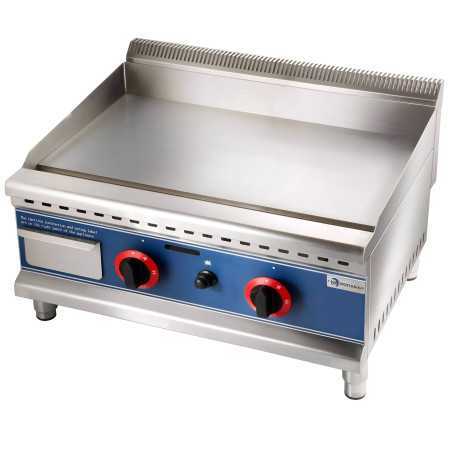 Worldmai 600x400 mm Industrial Hard Chrome Gas Griddle, New Exhibition Model
