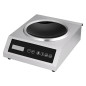 Wok d’inducció professional de sobretaula 3500 W amb potència contínua Wok d’inducció professional de sobretaula 3500 W amb potència contínua
