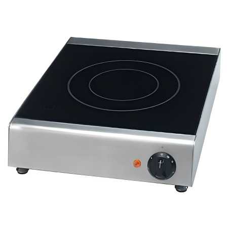 Professional ceramic hob with 1 cooking zone