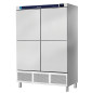Congélateur vertical INOX 868 L avec 4 portes