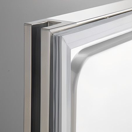 Congelador vertical INOX de 868 L con 4 puertas