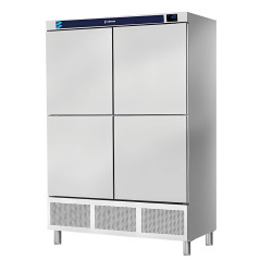 Réfrigérateur industriel en inox 1400 L avec 4 portes