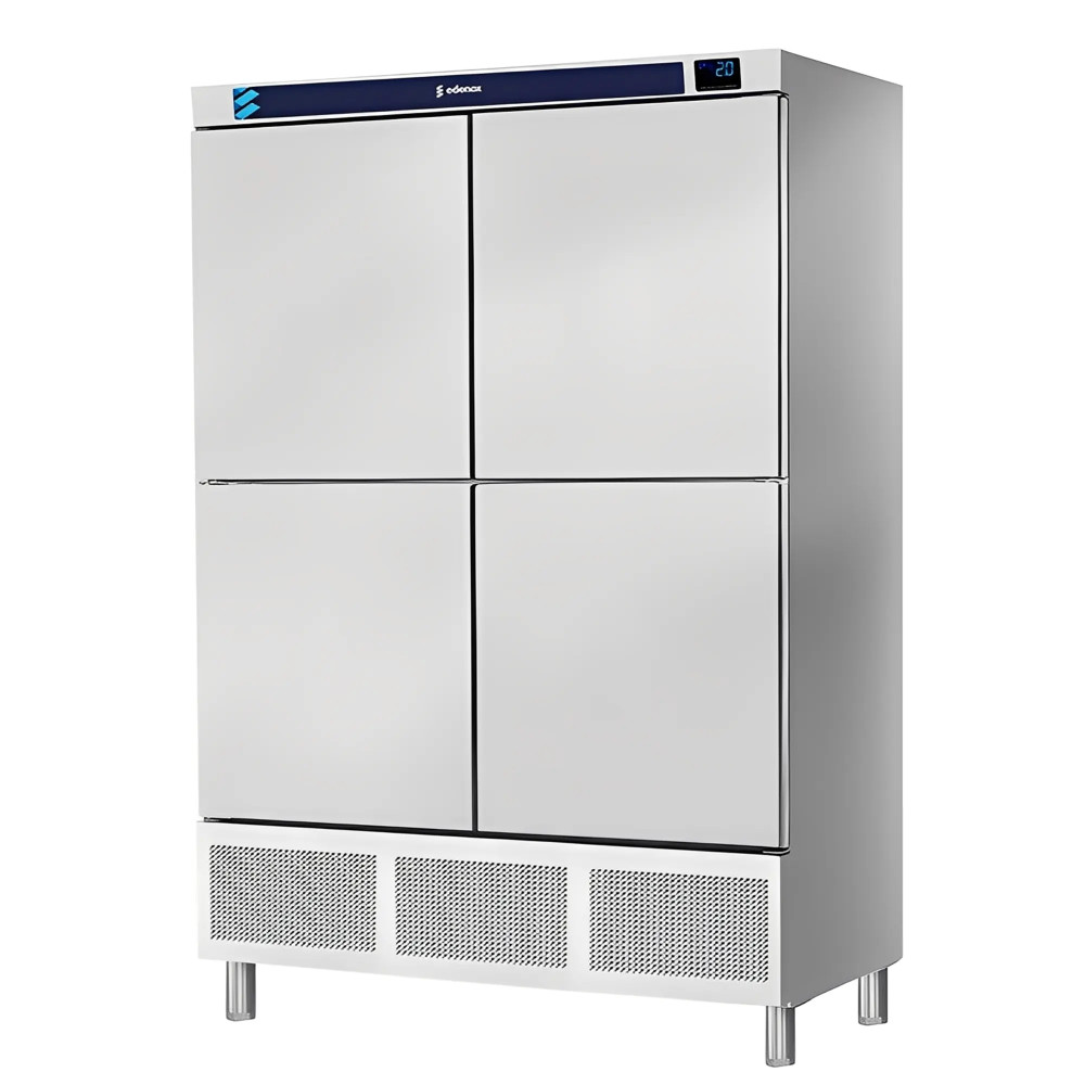 Réfrigérateur industriel en inox 1400 L avec 4 portes