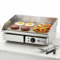 Professional electric griddle WORLDMAI 55x47 cm in steel