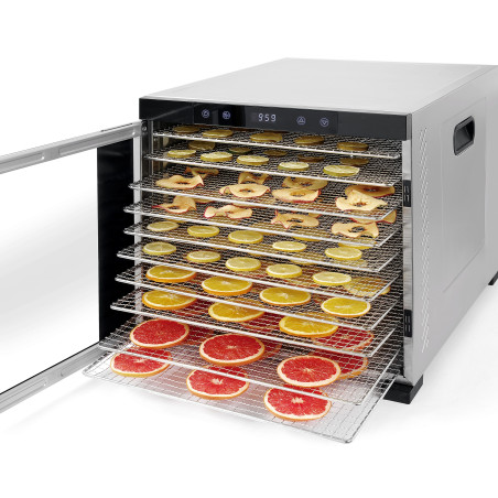 Déshydrateur professionnel INOX 10 plateaux 1000W restauration
