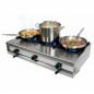 High power gas stove with 3 burners