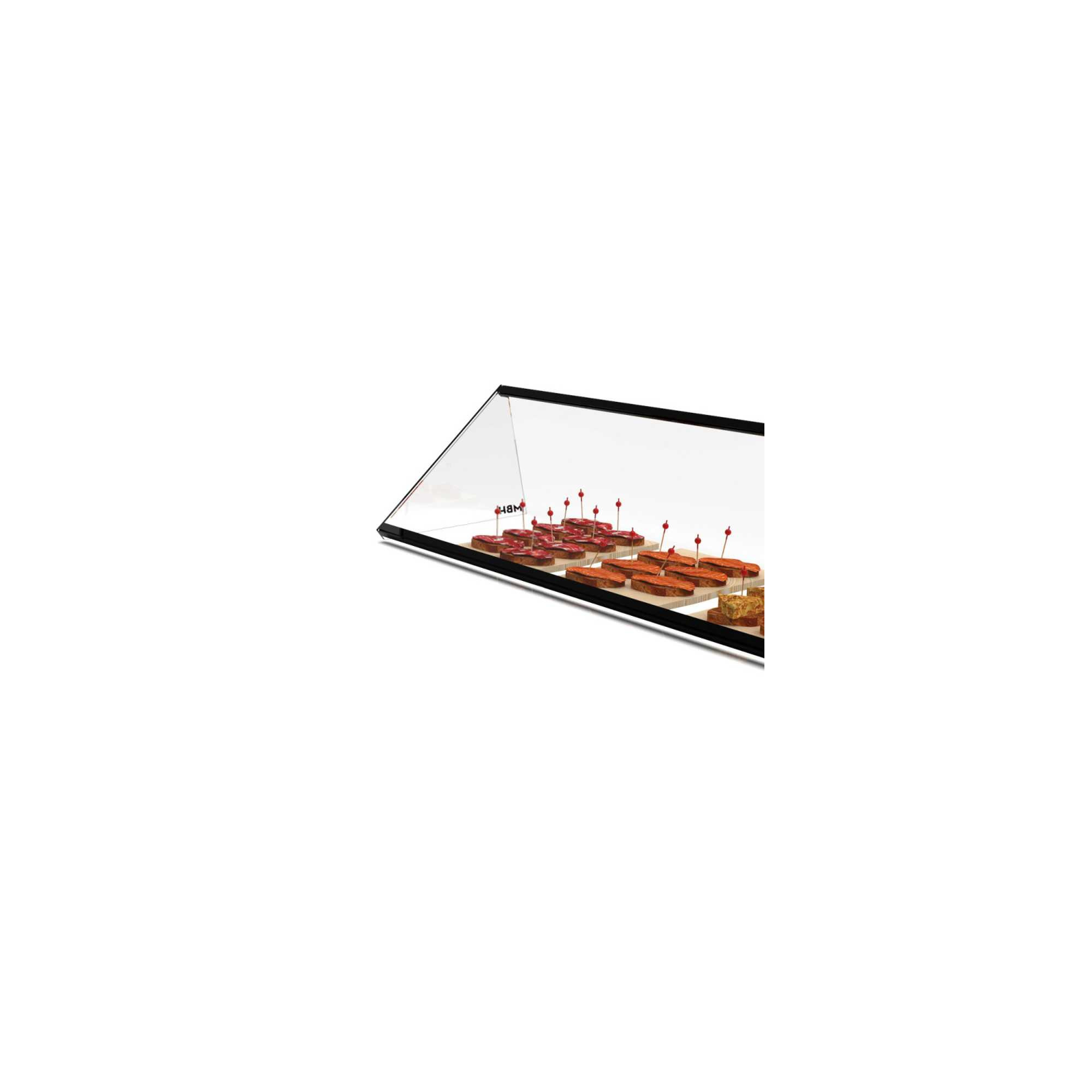 MBH - Second-hand Triangular neutral display showcase 55 cm