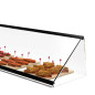Vitrine d'occasion neutre triangulaire 55 cm