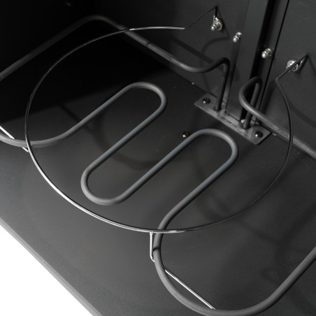 Ahumador eléctrico profesional de acero inoxidable con termostato regulable