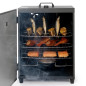 Commercial electric smoker in stainless steel for hospitality kitchens