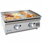 Lux Worldmai Gas Griddle 60 cm Laminated Steel