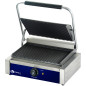 Professional Electric Grill with Ribbed Plates 44x41cm Worldmai