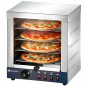 Horno tostador eléctrico profesional en inox de 4 pisos para pizza Worldmai