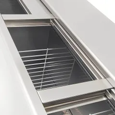 Boteller frigorífic professional de 420 L amb 3 portes, 1,5 m