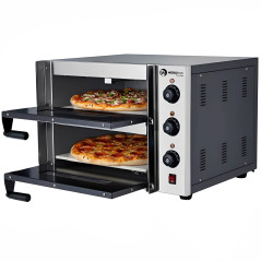 Professional electric oven WORLDMAI for 2 pizzas of 40 cm