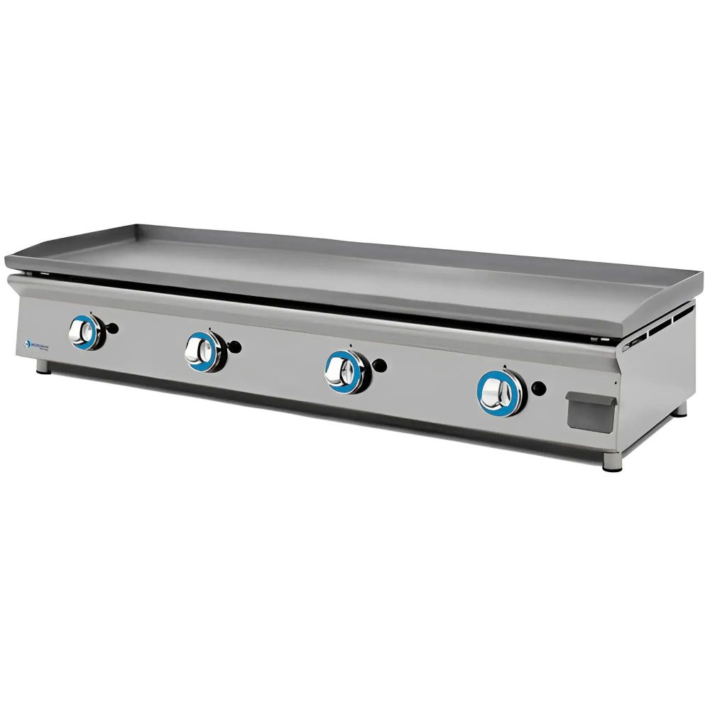 Industrial Laminated Steel Gas Griddle 120 cm Lux - MBH