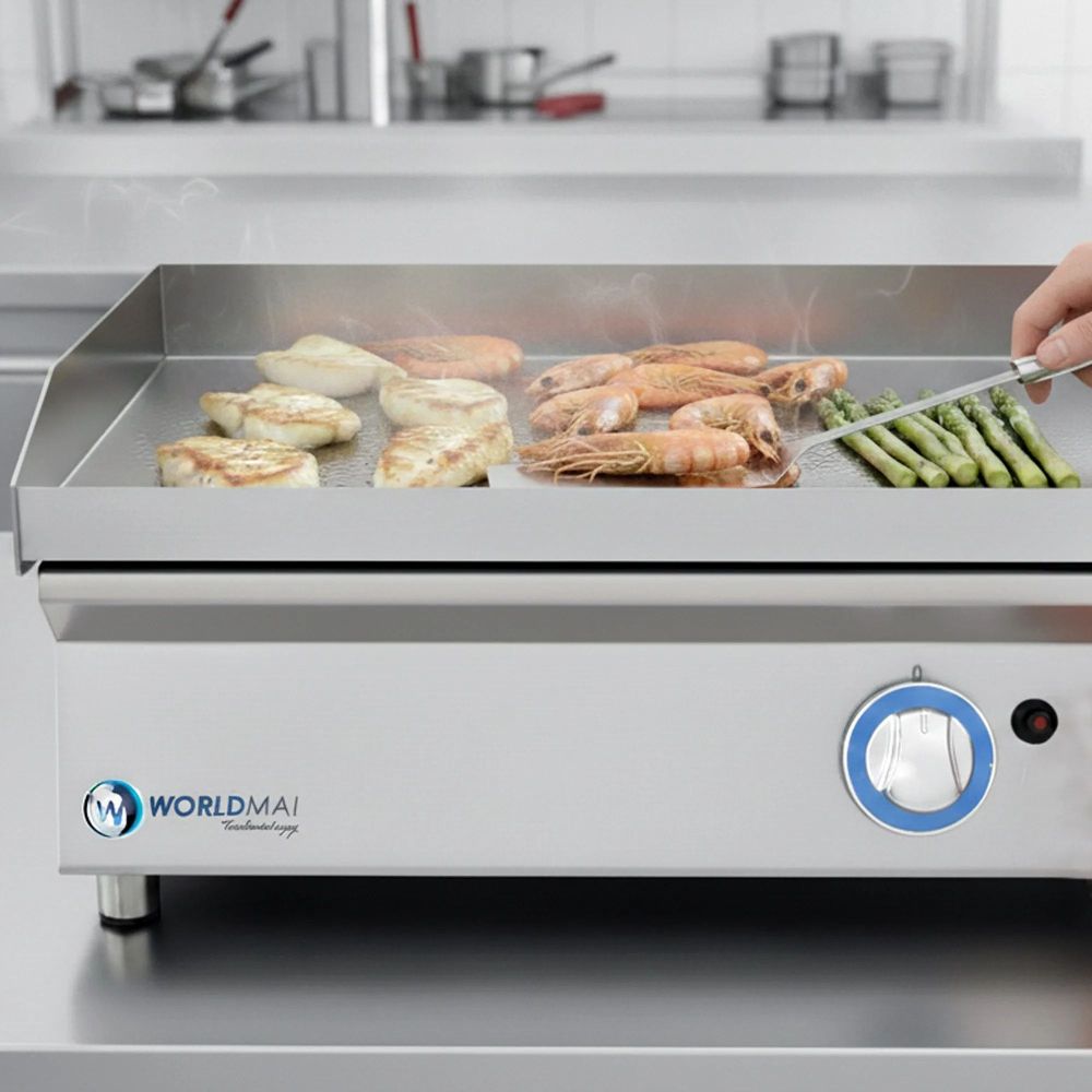 MBH - Professional Industrial Gas Griddle Lux Worldmai 60 cm
