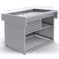 Taula expositora professional refrigerada per a peix i marisc, Outlet
