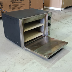 Horno eléctrico profesional para 2 pizzas de 33 cm Worldmai de segunda mano