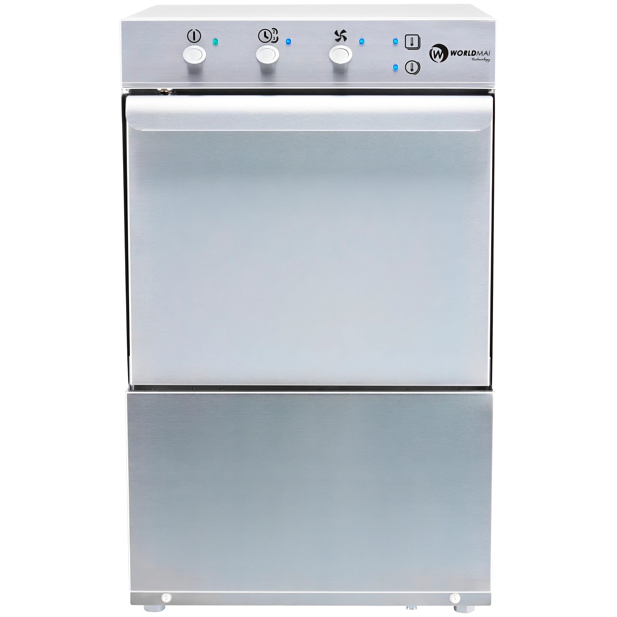 Lave-verre professionnel WORLDMAI 35x35 avec pompe de vidange