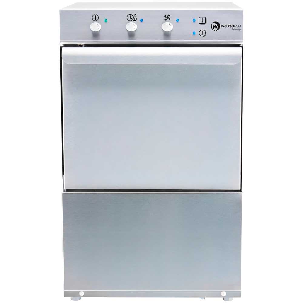 Lavavasos industrial WORLDMAI 35x35 con bomba de desagüe