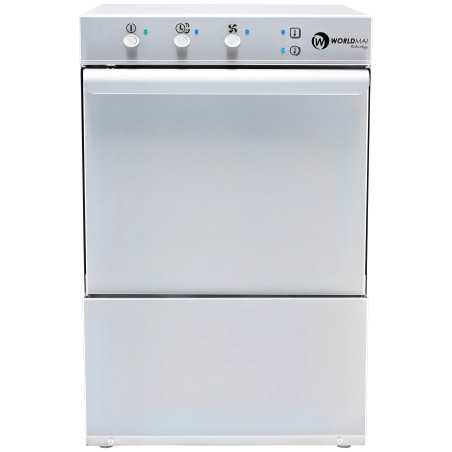 Lave-verre professionnel WORLDMAI 40x40 avec pompe de vidange